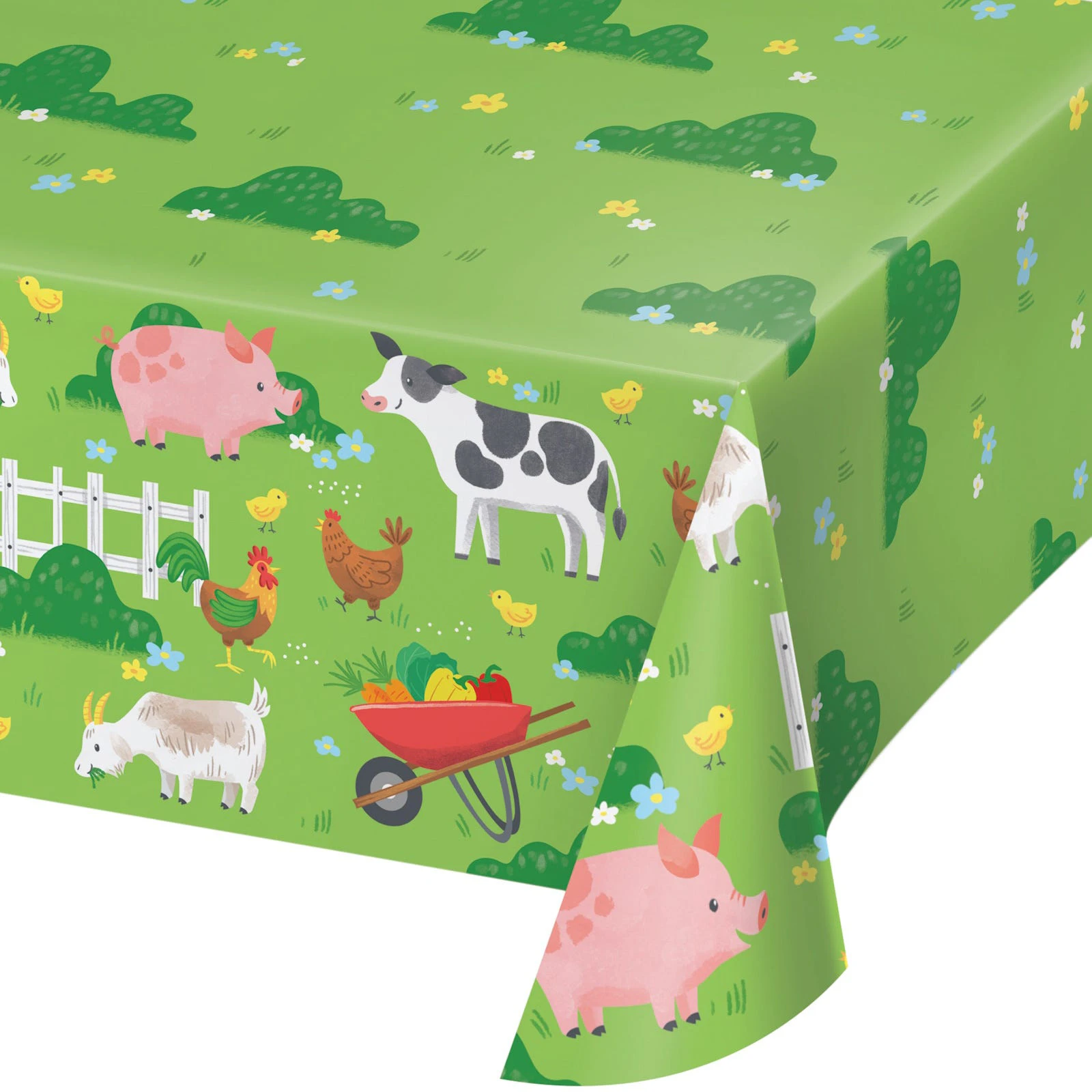 Farm Animals Paper Tablecloth