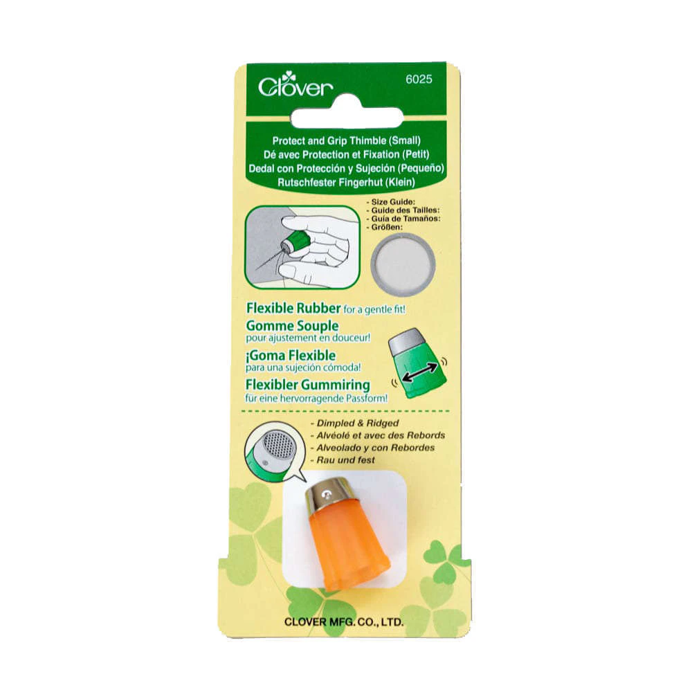 Clover Protect & Grip Thimble SMALL Orange