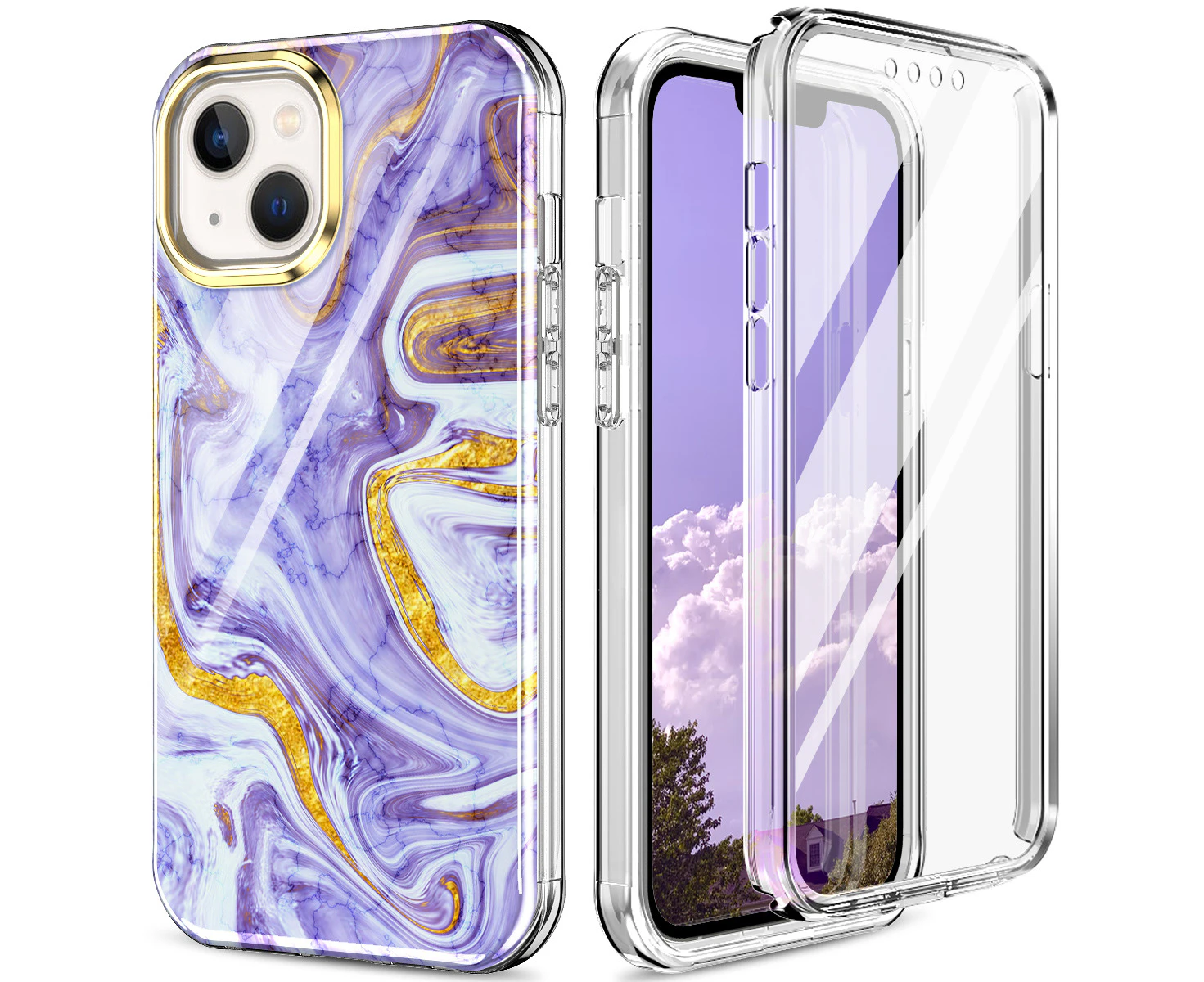 LD IMD Case for iPhone 14 Plus - Purple