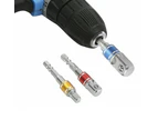 Socket Adaptor Set Driver Hex Shank Drill Bits Impact Driver - 3pcs