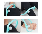 Hand Roller Neck Shoulder Dual Trigger Point Self Massager Pressure Relieve - Blue