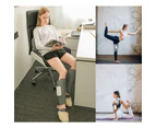 Leg Massager Heated Air Compression Foot Massage Calf Circulation Muscles Relax - Grey