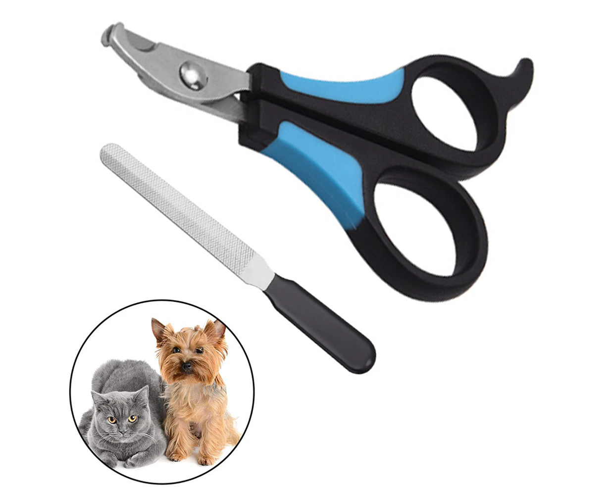 Cat Nail Clippers Stainless Steel, Pet Claw Scissors Trimmer - Style 2