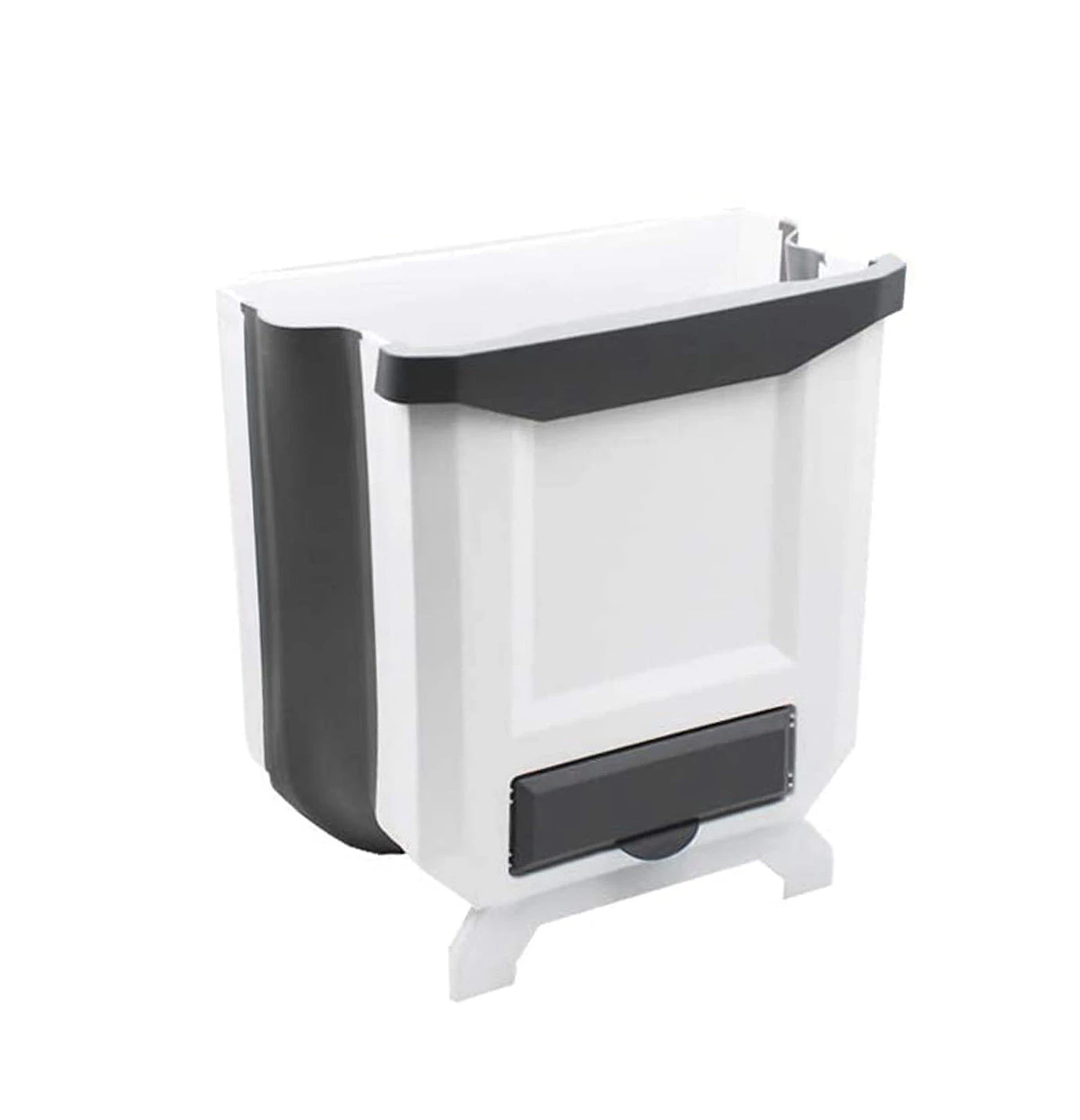 Kitchen Rubbish Bin Trash Can Cup Board - White