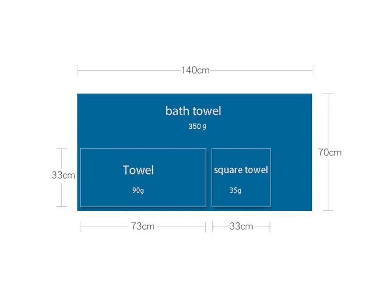 6 Piece Towel Sets Bath Face Hand Ver 5