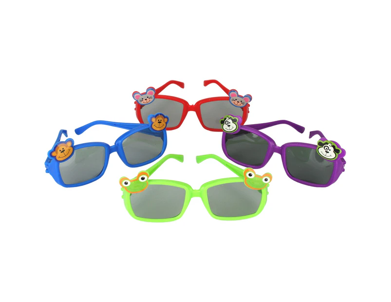 Assorted Fun Animal Glasses (Pack of 12)
