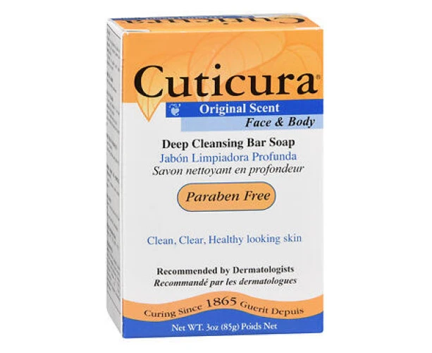 Cuticura Medicated Antibacterial Soap Original Formula, 3 oz