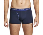 2x Bonds Guyfront Trunks Mens Navy Blue Briefs Boxer Undies Underwear MZVJ Bulk