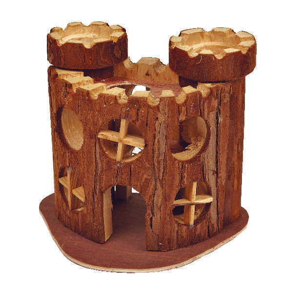 Petface Pipkins Natural Wooden Castle