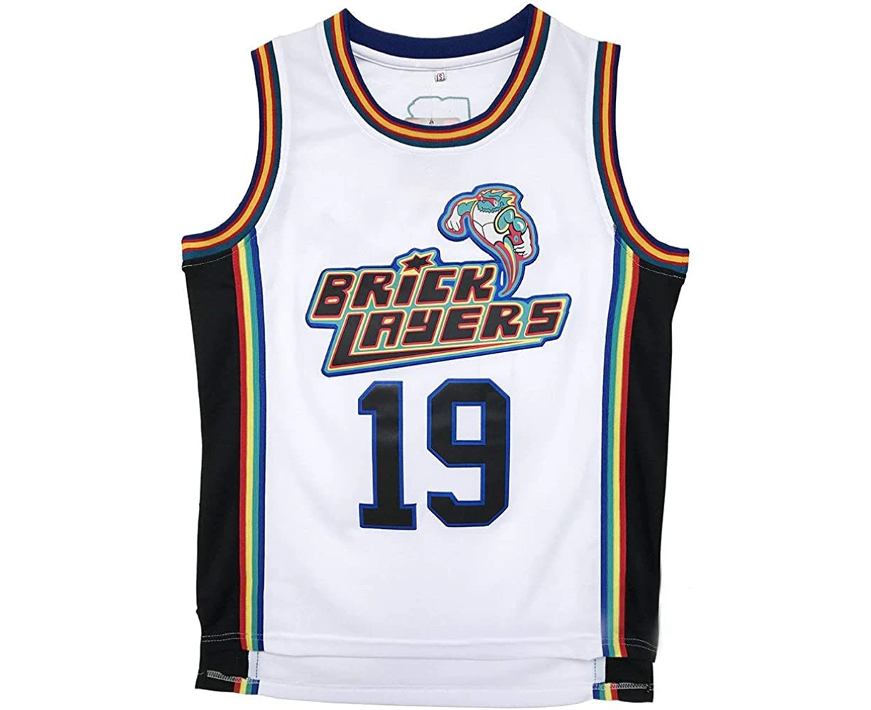 Basketball Jersey Movie 19th White Embroidered Jersey Jersey Ball Suit