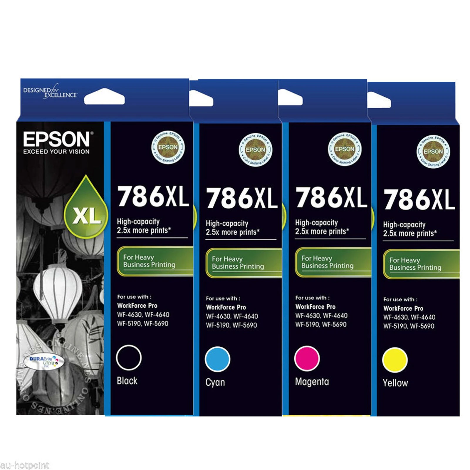 Genuine Original Epson 786XL 4 Colours Value Pack Ink Cartridge