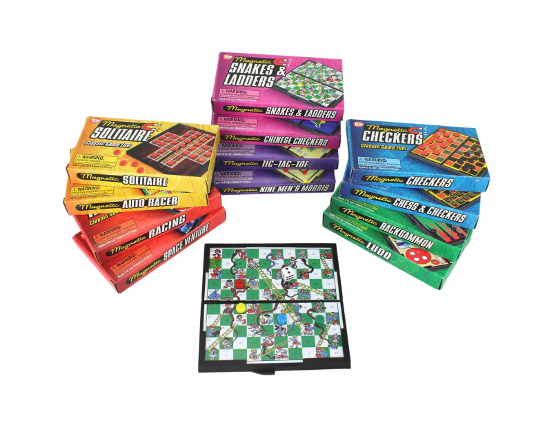 Mini Magnetic Games (Box of 12 Games)