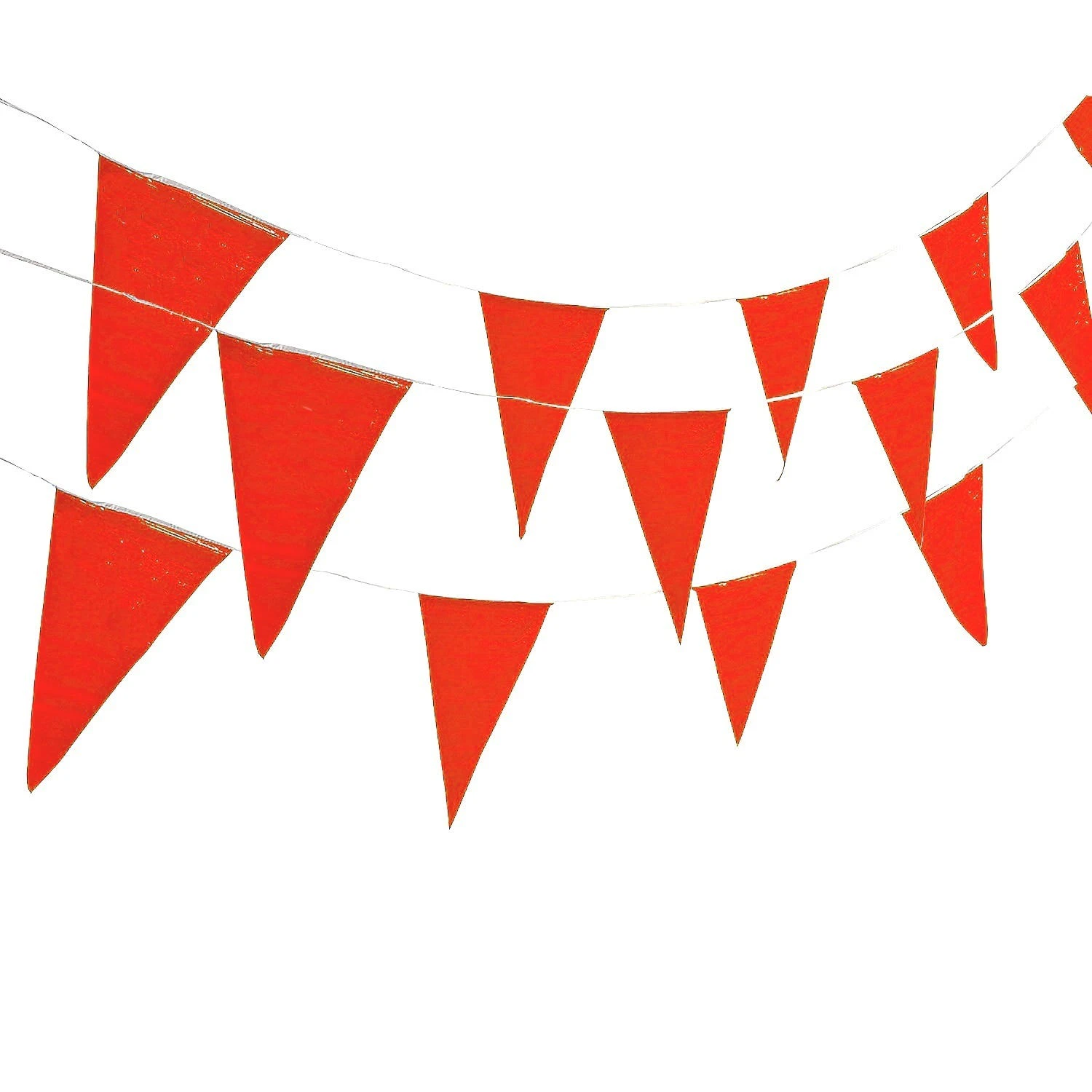 Red Large Plastic Flag Banner 30m