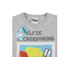 Crossy Road Boys Short Sleeved T-Shirt (Grey)