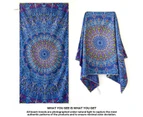 METEOR 180x90cm Extra Large Beach Towel with Carry Bag - Sand Free, Ultra Soft, Quick Dry, Fast Absorbent (Neo Mandala)