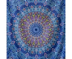 METEOR 180x90cm Extra Large Beach Towel with Carry Bag - Sand Free, Ultra Soft, Quick Dry, Fast Absorbent (Neo Mandala)