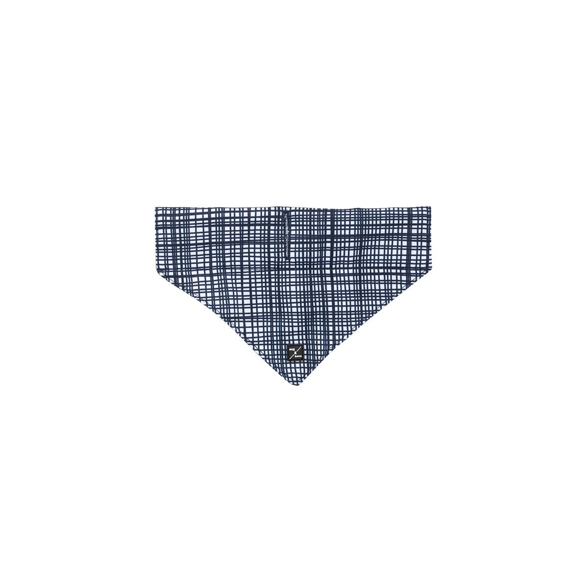 MOG AND BONE BANDANA NAVY LINEN LARGE