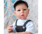 50CM Reborn Toddler Boy Doll Liam Handdetailed Painting with Veins Visible Lifelike Real Soft Touch Collectible Art Doll Gift
