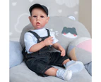 50CM Reborn Toddler Boy Doll Liam Handdetailed Painting with Veins Visible Lifelike Real Soft Touch Collectible Art Doll Gift