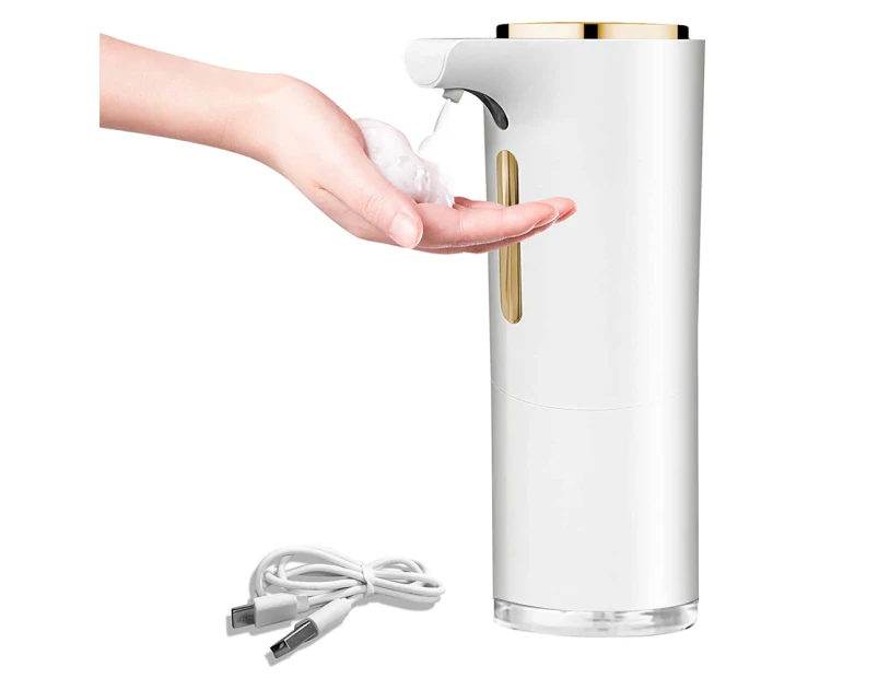 Automatic Foam Soap Dispenser Touchless Rechargeable Smart Fast Induction Hand Sanitizer Machine for Toilet, Bathroom, Hotel, Kitchen