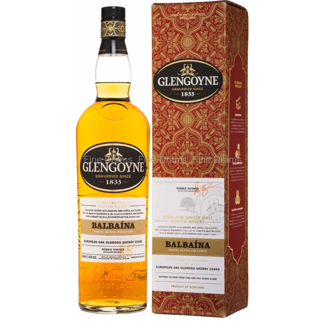 GLENGOYNE BALBAINA SINGLE MALT SCOTCH 43% 1LT