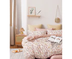 Ardor Margot Soft Quilt Cover Set - Pink