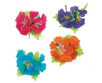 Hibiscus Tropical Hair Clips (Pack of 12)