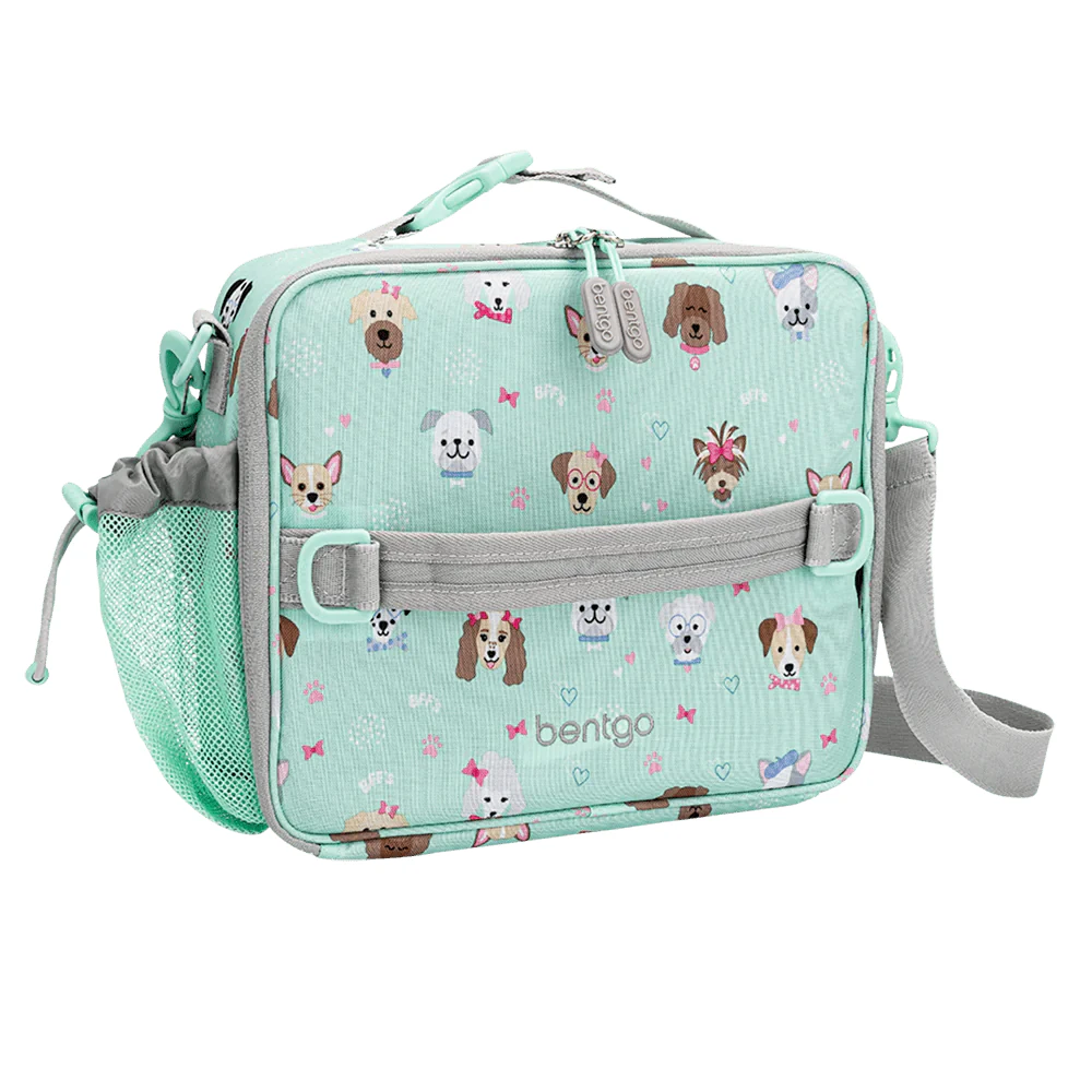 Bentgo Kids Prints Double Insulated Lunch Bag Carrying Lunch Box - Puppies