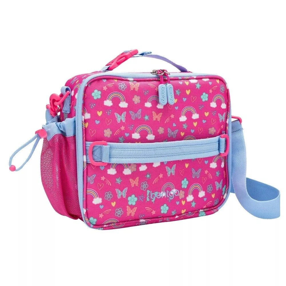 Bentgo Kids Prints Double Insulated Lunch Bag Carrying Lunch Box - Butterflies