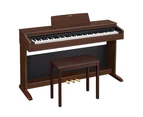 Casio Celviano 88-Note 22-Tone Digital Piano w/ Bench & AiR Sound Source – Brown