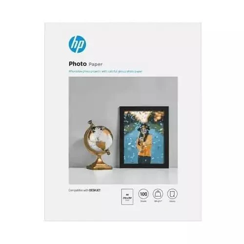 HP 9RR56A Everyday Photo Paper 100 Sheets EU Lowest Priced Glossy Inkjet Photo [9RR56A]