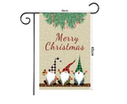 Garden Flag Colorfast Tear Resistant Poly Pongee Christmas Decorative Vertical Yard Flag for Home 14