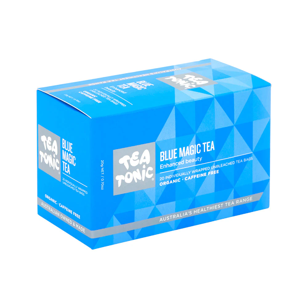 Tea Tonic Organic Blue Magic Tea X 20 Tea Bags