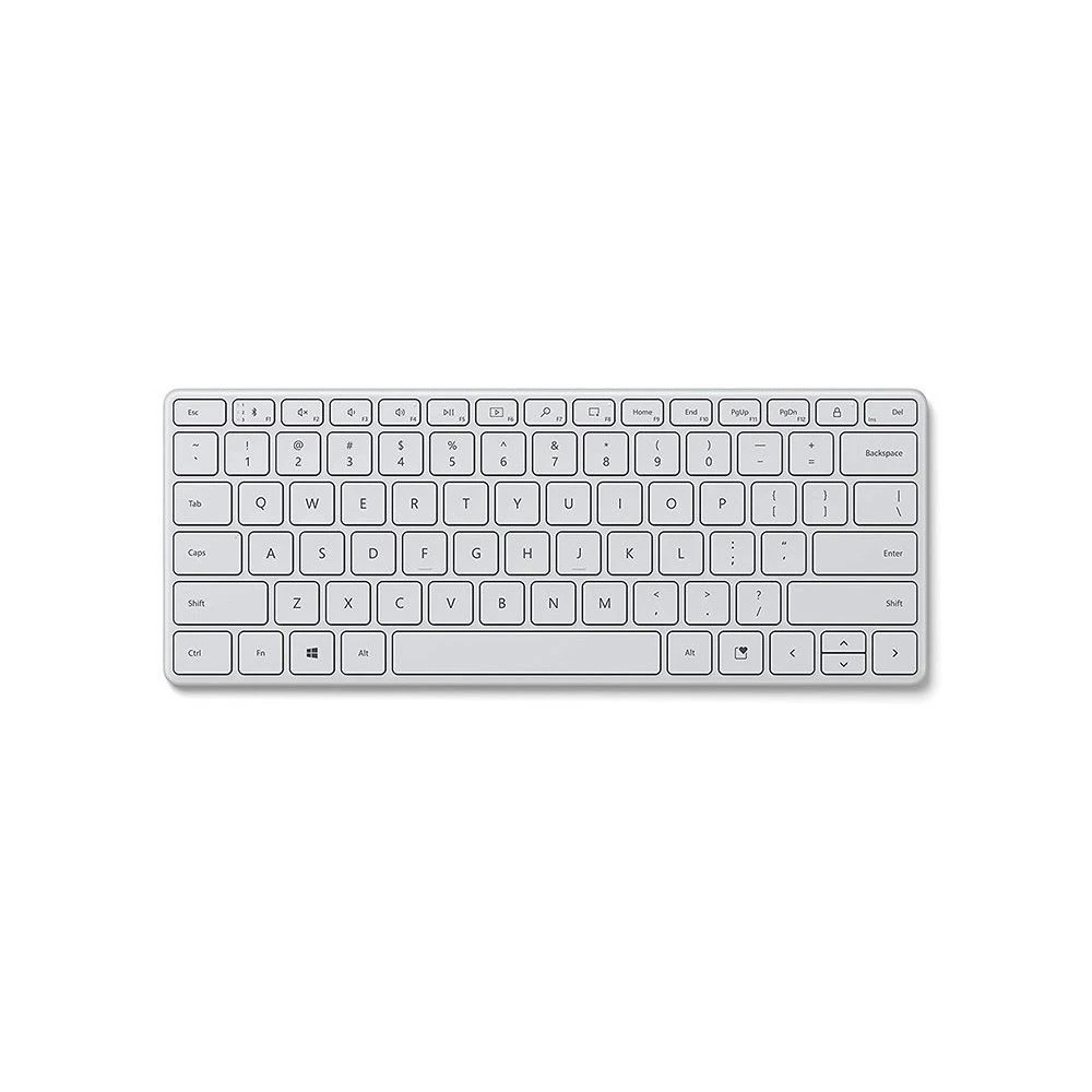 Microsoft Designer Bluetooth Compact Keyboard - Glacier [21Y-00064]