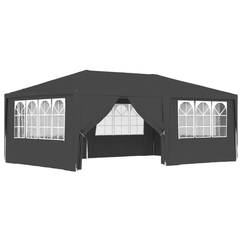 Gazebo With Walls 4 x 6m UV Resistant Outdoor Shelter Professional Party Tent