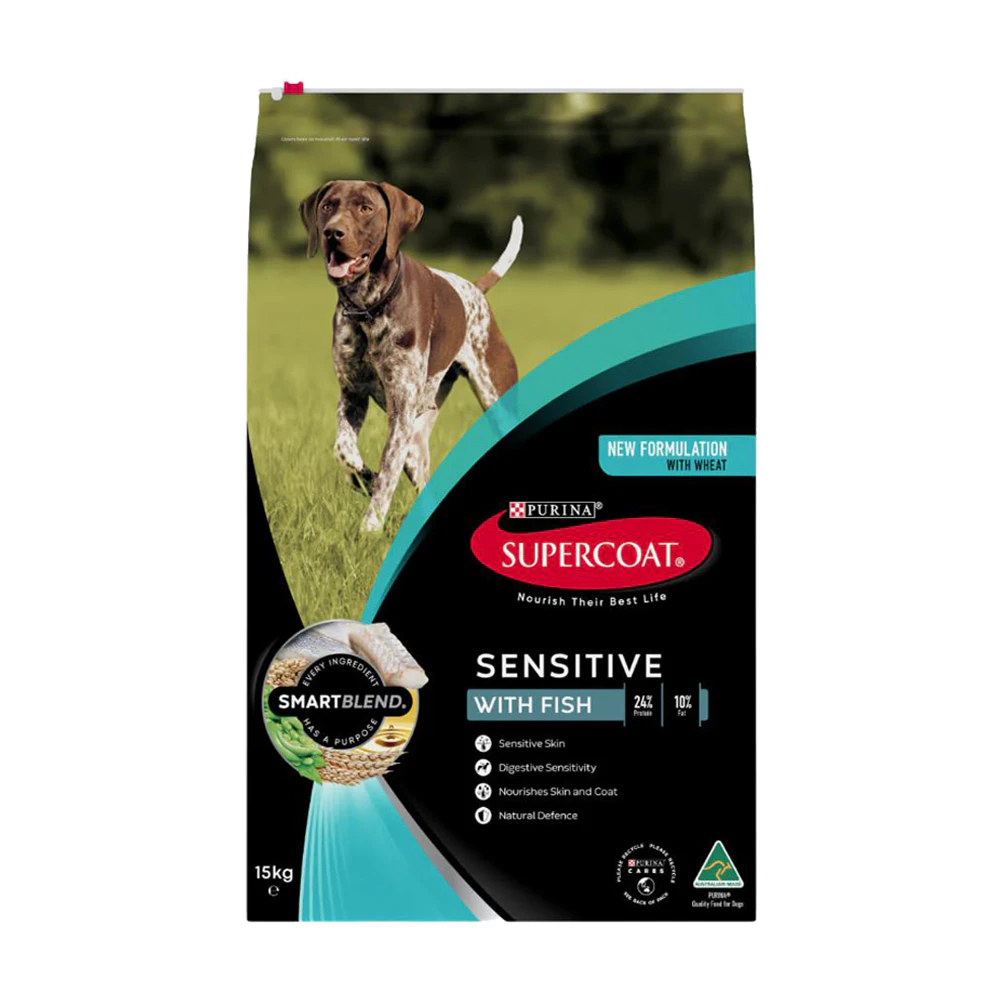 Supercoat Sensitive Adult Fish Dry Dog Food