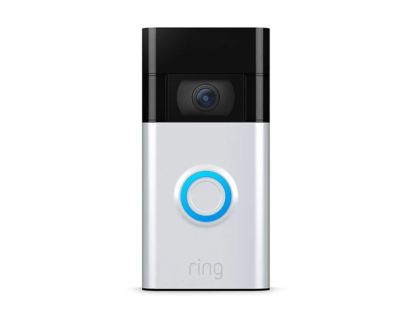 Ring Video Doorbell 2nd Generation 1080p HD video Satin Nickel