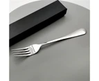 Long Handle Fruit Fork Rust-resistant Stainless Steel Comfortable to Hold Beefsteak Fork for Dining Table-8