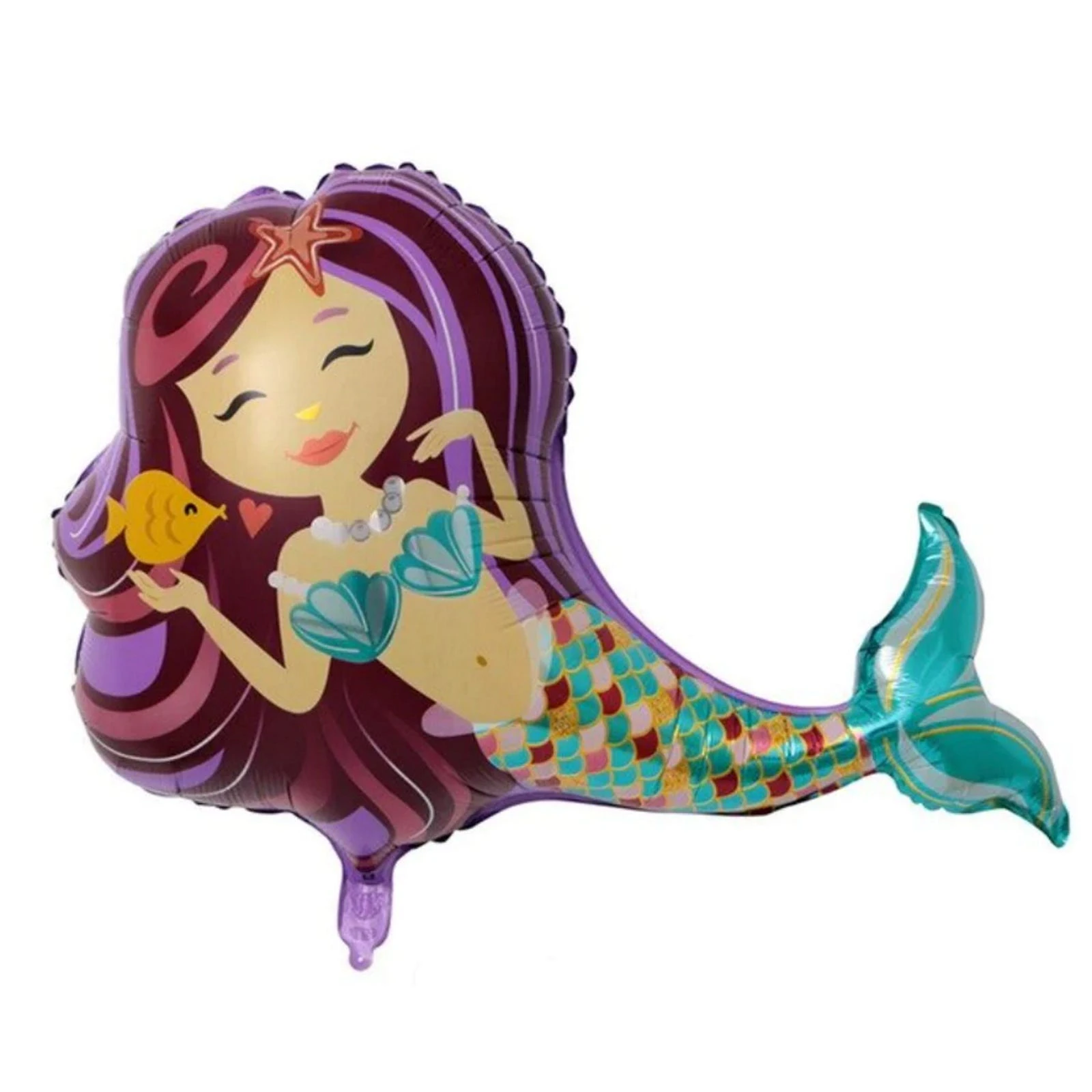 Mermaid Supershape Foil Helium Balloon 95cm