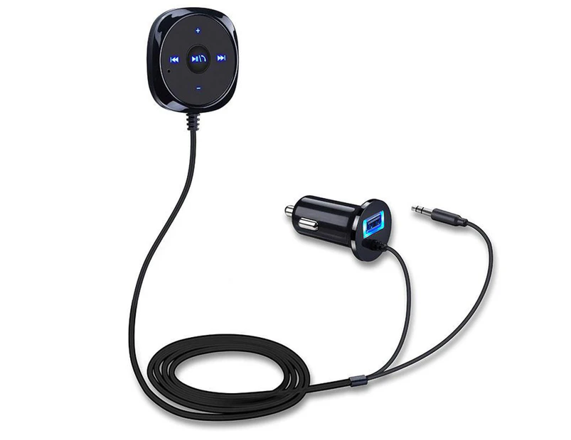 Bluetooth Car Kit Receiver, Bluetooth Hands-Free Audio Adapter