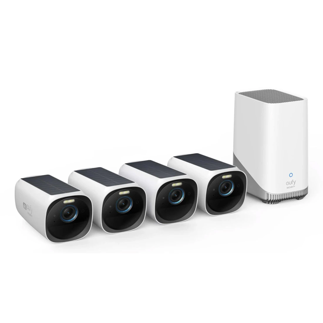 Eufy Security eufyCam 3 (S330) Wire-Free Security Camera Kit - 4 Pack (Homebase [T8873TW1]