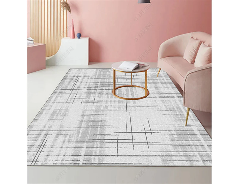 Area Rug Modern Soft Floor Carpet for Indoor Living Dining Room and Bedroom Area Rugs, Polyester,120 x 160cm