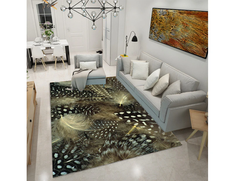 Rugs - Modern Contemporary Floor Rug  for Indoor Living Dining Room and Bedroom Area (120x160cm ) A1163