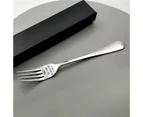 Long Handle Fruit Fork Rust-resistant Stainless Steel Comfortable to Hold Beefsteak Fork for Dining Table-2