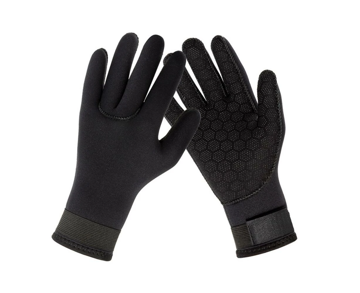 1 Pair 3Mm Neoprene Gloves Unisex Non Slip Thermal Diving Wetsuit Gloves Stab Resistant Wear Resistant Gloves For Diving Snorkeling Spearfishing