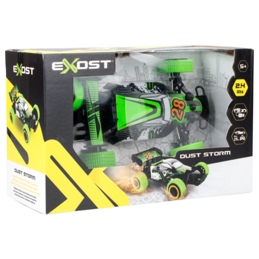 Silverlit Radio Control Exost Dust Storm Buggy Green