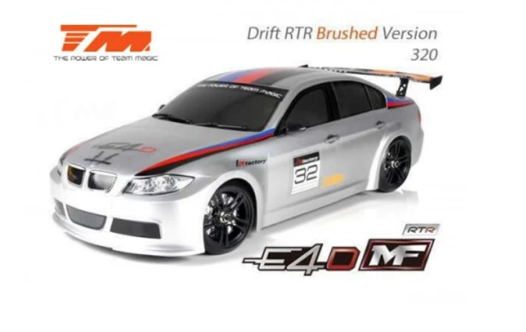 Brushless RC Drift Car 1:10 4WD Ready to Run - Silver BMW