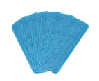 6pcs Microfiber Spray Mop Replacement Heads for Wet Dry Mops Blue