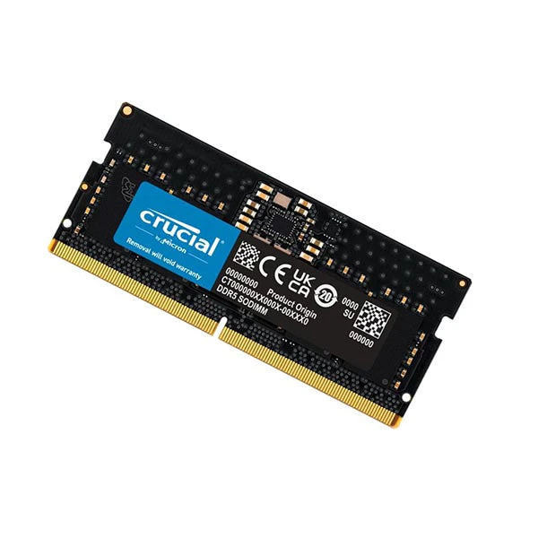 Crucial 32Gb 1X32Gb Ddr5 Sodimm 4800Mhz C40 Notebook Laptop Memory