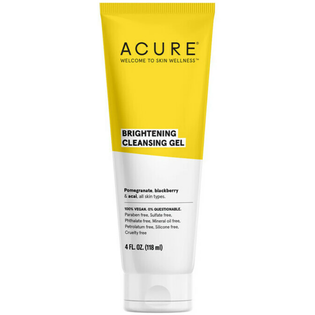 Acure Brilliantly Brightening Natural & Vegan Facial Cleansing Gel 118 ml